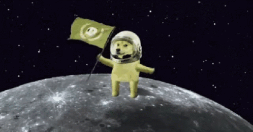 To The Moon Next Stop Mars Planet GIF