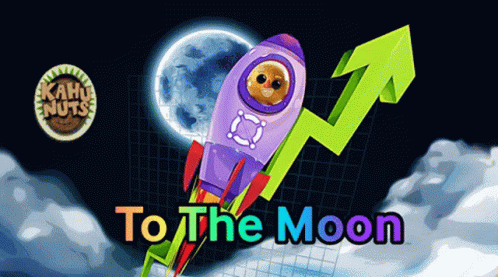 To The Moon Kahunuts Purple Rocket GIF