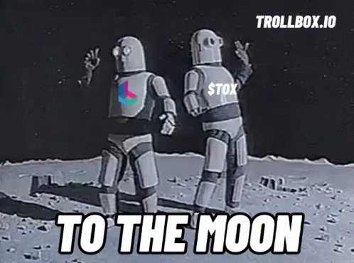 To The Moon Crackrock Token GIF