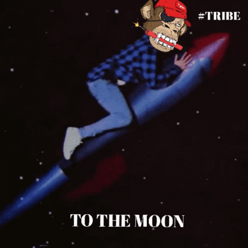 To The Moon The Monkey And His Stripe Sleeves GIF