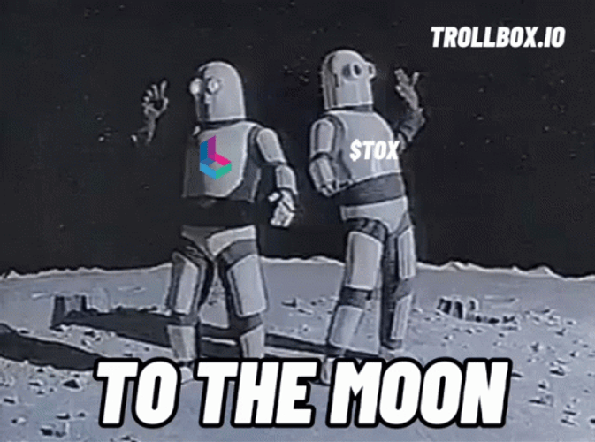 To The Moon Crackrock Token GIF