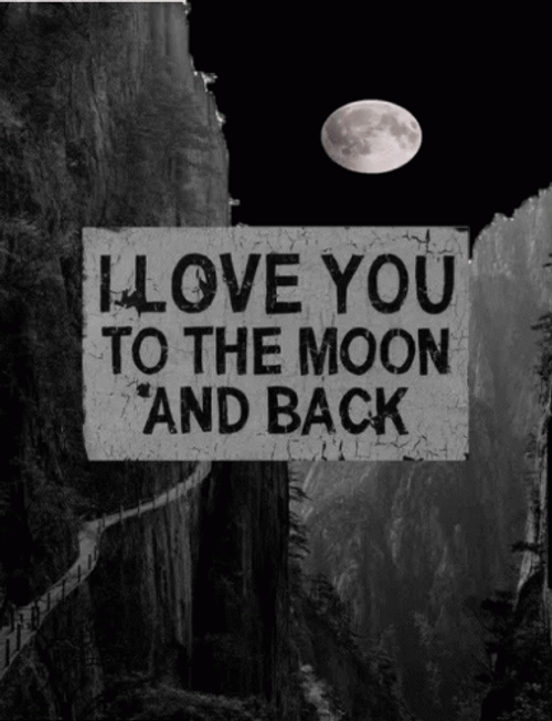 To The Moon Lunar Eclipse GIF