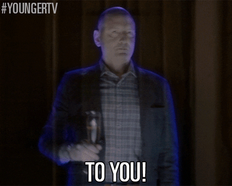 Man In Shadow Want To Cheers To You GIF