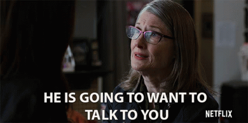 He Is Going And Want To Talk To You GIF