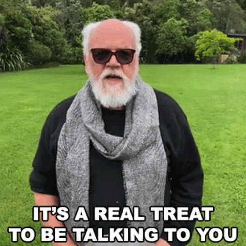 Its A Real Treat To Be Talking To You GIF