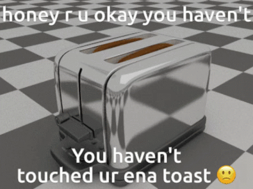 Toast Bread Honey Are You Okay GIF