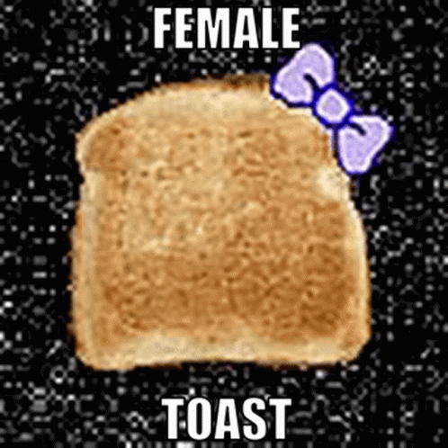 Female Toast Bread GIF