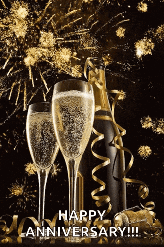 Toast Champagne Glasses Gif GIF