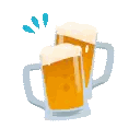 Toasting Mugs Of Beer With Foam