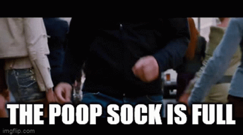 Tobey Maguire Poop Sock Is Full Meme GIF