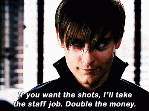 Tobey Maguire Talking Confidently GIF