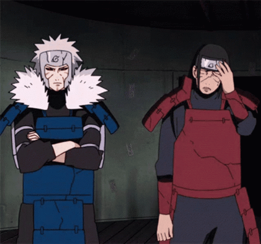 Tobirama And Hashirama Senju GIF