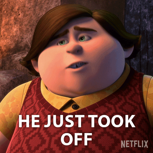 Toby Domzalski Took Off Left Out GIF