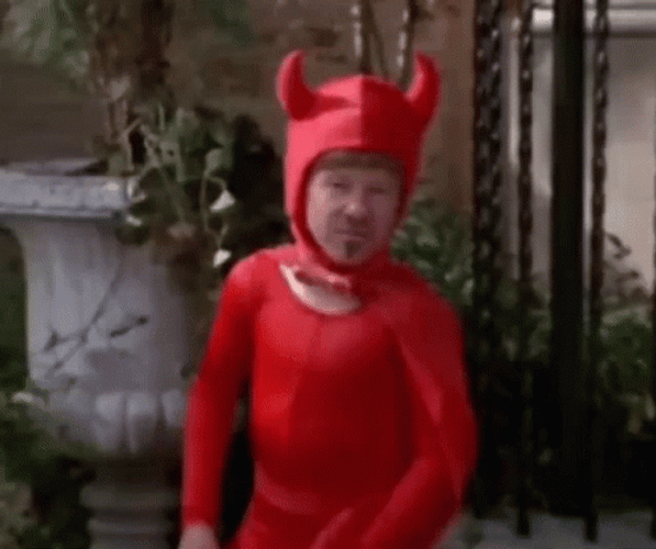 Toby Emmerich Devil Costume GIF