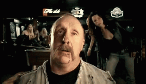 Toby Keith Shocked Shouting GIF