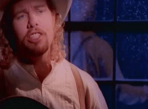 Toby Keith Singing Beside The Window GIF