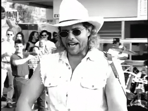 Toby Keith Teasing Performance GIF