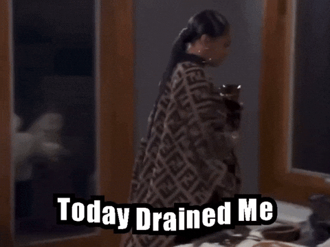 Today Drained Me Marlo Hampton GIF