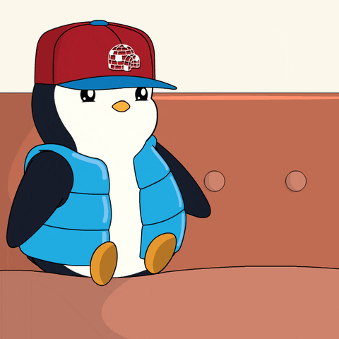 Today Drained Me Pudgy Penguin Flattening Out GIF