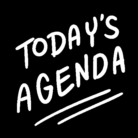 Todays Agenda GIF