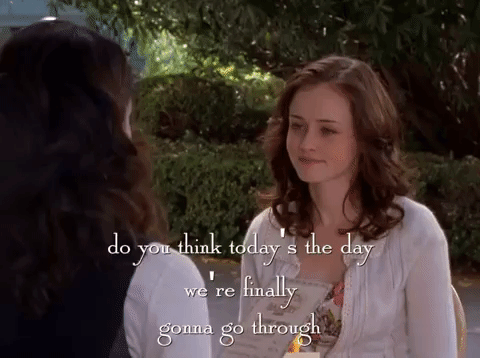Todays The Day Alexis Bledel Gilmore Girls GIF