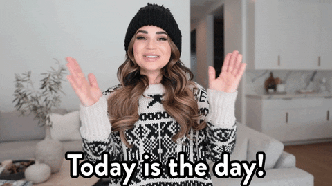 Todays The Day Excited Rosanna Pansino GIF