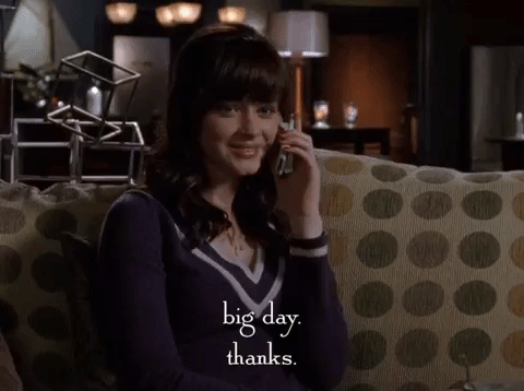 Todays The Day Rory Gilmore Talking On Phone GIF