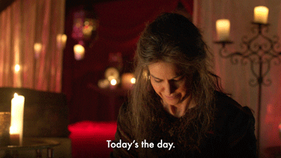 Todays The Day Sad Lady Looking Down GIF
