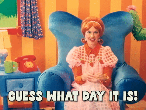 Todays The Day Thrilled Host Happy Place GIF