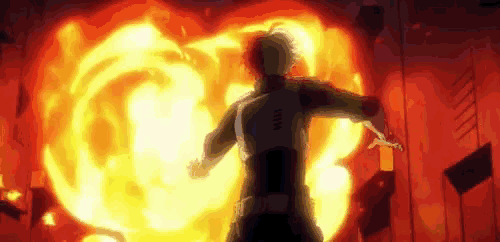 Todoroki Shoto Fire And Ice GIF