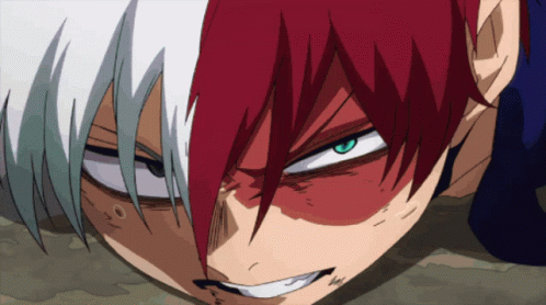 Todoroki Shoto Fire Eyes GIF