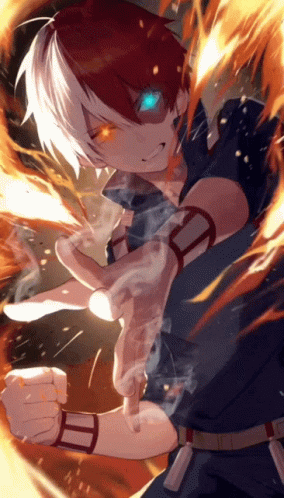 Todoroki Shoto Furious GIF