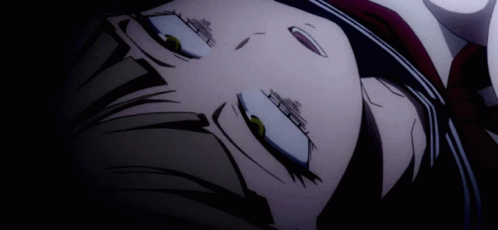 Toga Himiko Blinks Her Eyes GIF