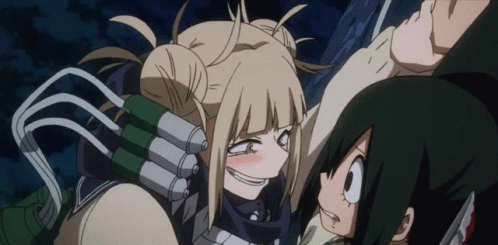 Toga Himiko Conered Ochako Chan GIF