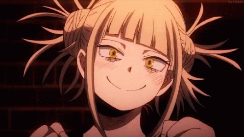 Toga Himiko Showed Her Pretty Nails GIF