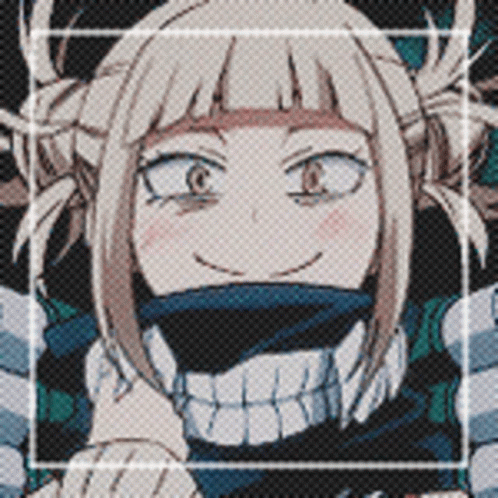 Toga Himiko Talking With Ochako GIF