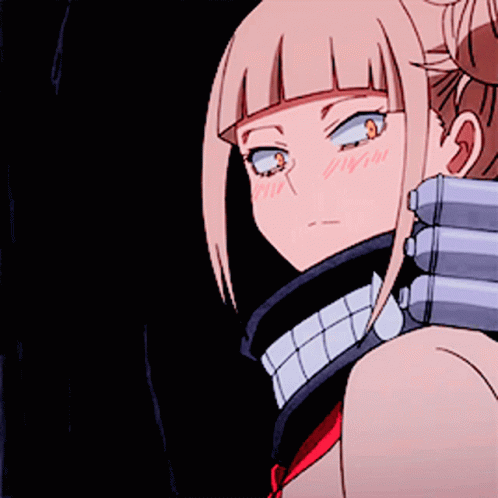 Toga Himiko Turns Her Back GIF