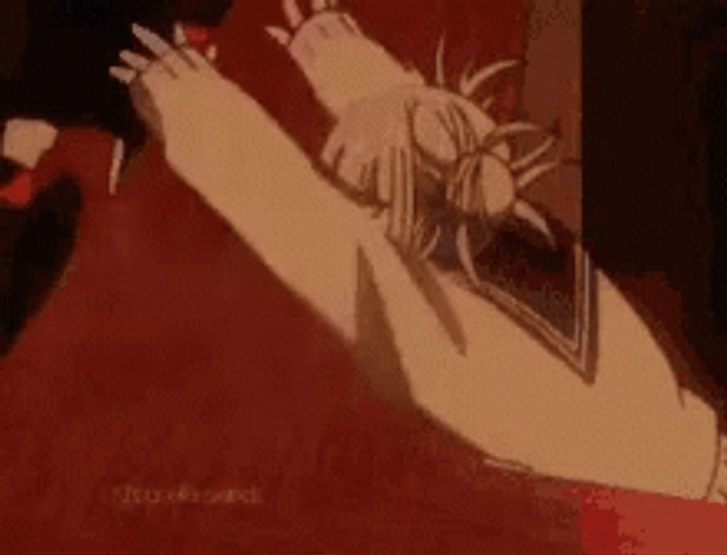 Toga Himiko Flapping Her Arms GIF