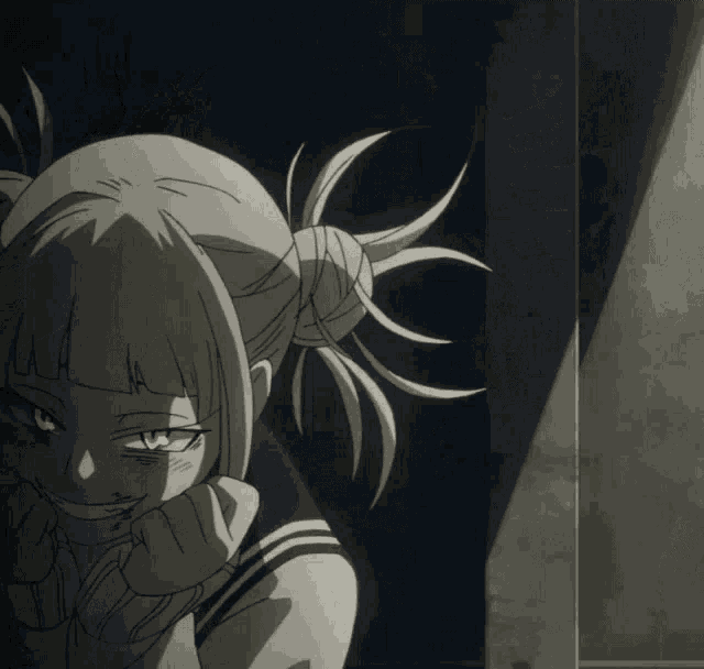 Toga Himiko Mha Beaten Up Trying To Be Cute GIF