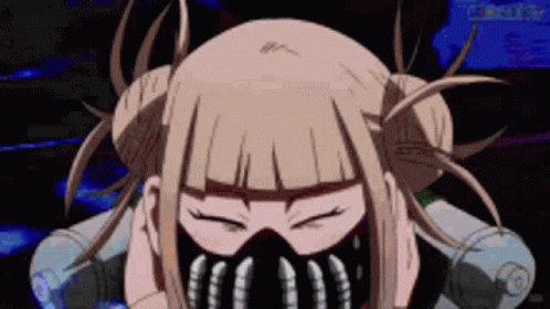 Toga Himiko Mha Masked Montage Edit GIF
