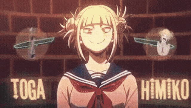 Toga Himiko Mha Photo Effect Video Edit GIF