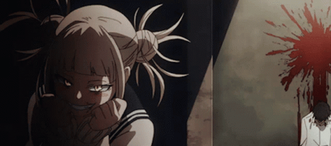 Toga Himiko Was Happy To Kill GIF