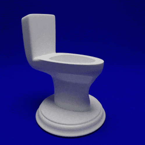 Rotating Toilet Seat Thumbs Up GIF