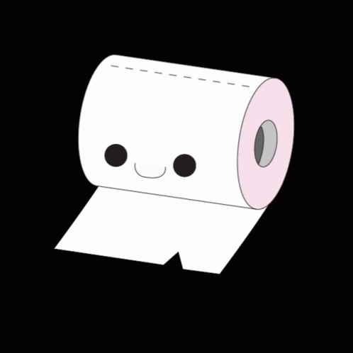 Toilet Paper Roll With Face