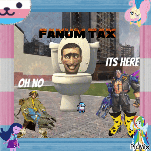 Toilet With Man's Head and Fanum Tax