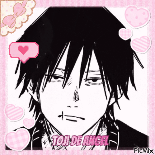 Toji De Angel Black and White Drawing