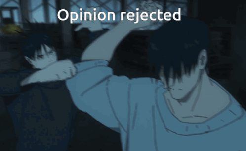 Toji Fushiguro Opinion Rejected Meme GIF