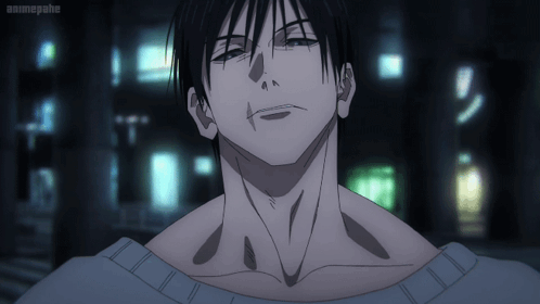 Toji Fushiguro Passive Reaction Blank Stare GIF