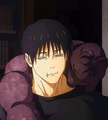 Toji Fushiguro Teasing Funny Anime GIF