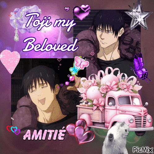 Toji My Beloved Anime Collage GIF